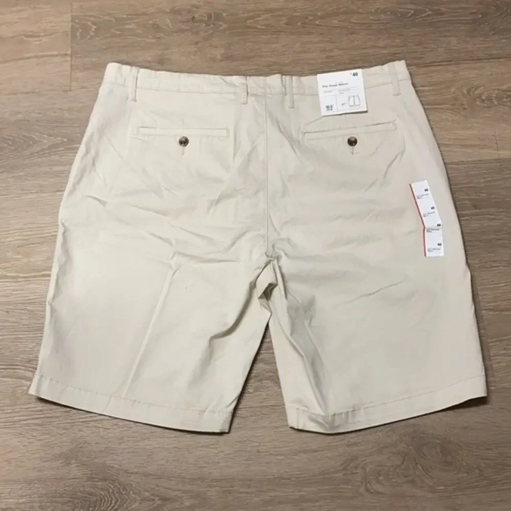 $10 Sale NWT Goodiefellow & Co Beige Flat Front Shorts